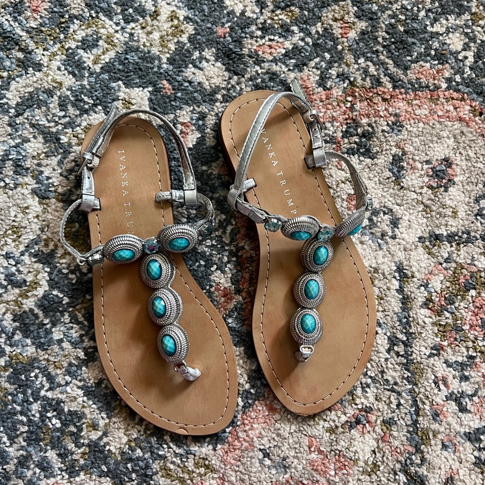 Ivanka Trump Strappy Slippers